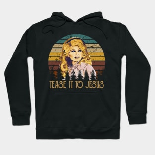 Vintage Musical Retro Parton My Favorite People Hoodie